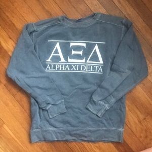 Alpha Xi Delta comfort colors sweatshirt